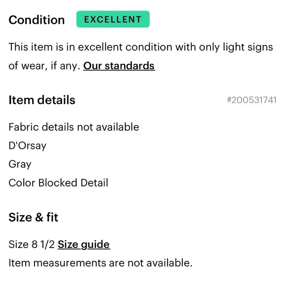 Veronica Beard Gray and Black Heeled Loafers size 8.5 - Picture 3 of 3